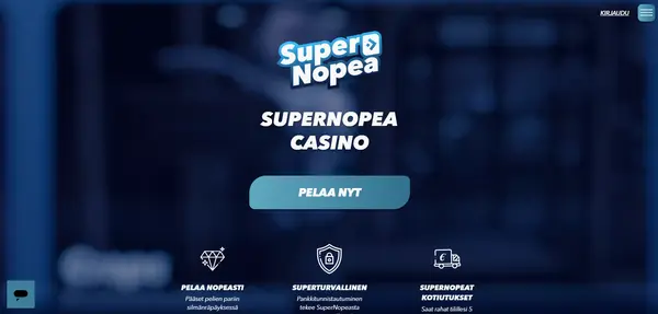 Screenshot of Supernopea Casino Casino website